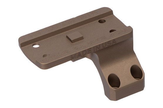 Reptilia FDE ROF-90 for Geissele 30mm Super Precision Mounts & Aimpoint Micro is made of 7075-T6 aluminum.